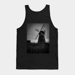 Whitburn Windmill And Poppies Tank Top